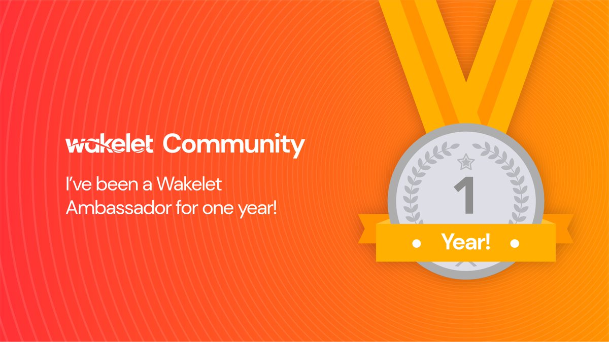 Santap_03's tweet photo. Glad to share Wakelet Ambassador Anniversary Badge....Great learning with Wakelet....Thank you!
#wakeletwave 
#WakeletCommunity
#WakeletAmbassador https://t.co/6OiNOgP8jB