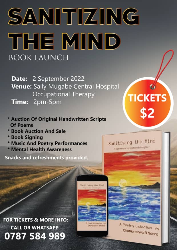 Chamunorwa Ndoro wrote the book whilst he was at Harare Psych Hospital for Substance Use Disorder/PTSD as a way to heal himself &amp; others faced w different mental health problems. He's launching the book as a way of of giving hope. <a href="/wired2lovethriv/">WIRED2LoveAndThrive</a> <a href="/tinogwitima/">lets talk about Mental Health 🇿🇼</a> <a href="/SALTAFRICA263/">S.A.L.T Africa</a>