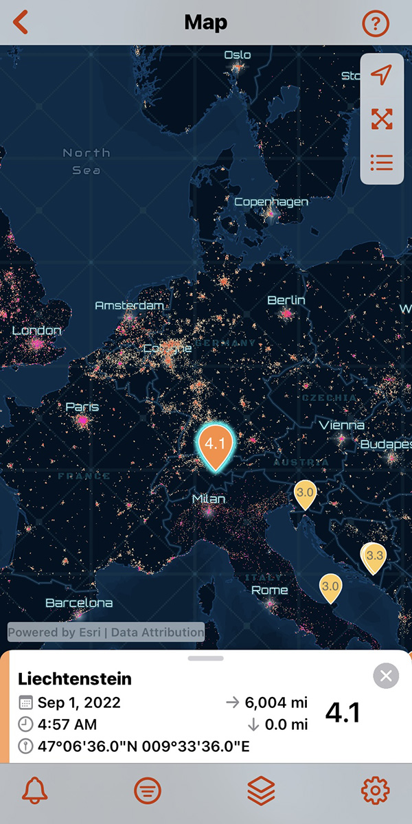 QuakeFeed tweet media