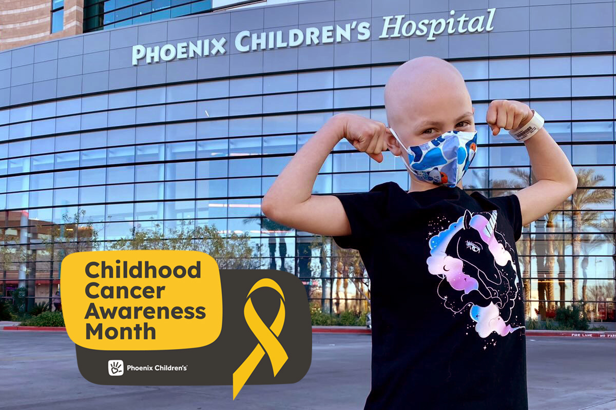 September is #ChildhoodCancerAwarenessMonth. 💛 Phoenix Children’s Center for Cancer &amp; Blood Disorders offers the largest pediatric program of its kind in Arizona — so children in our community have access to nationally-ranked care. More: bit.ly/3e02hLc

#ccam #ccam2022