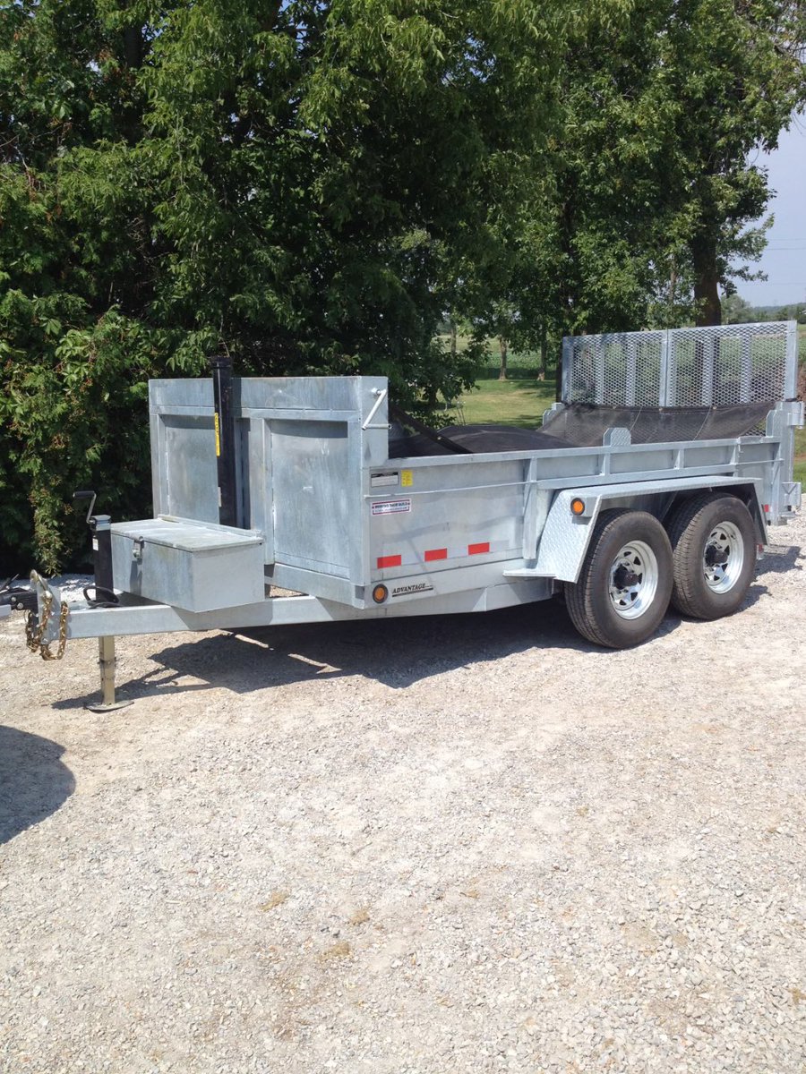 Watch for this trailer, it was just stolen from west of Hagersville.