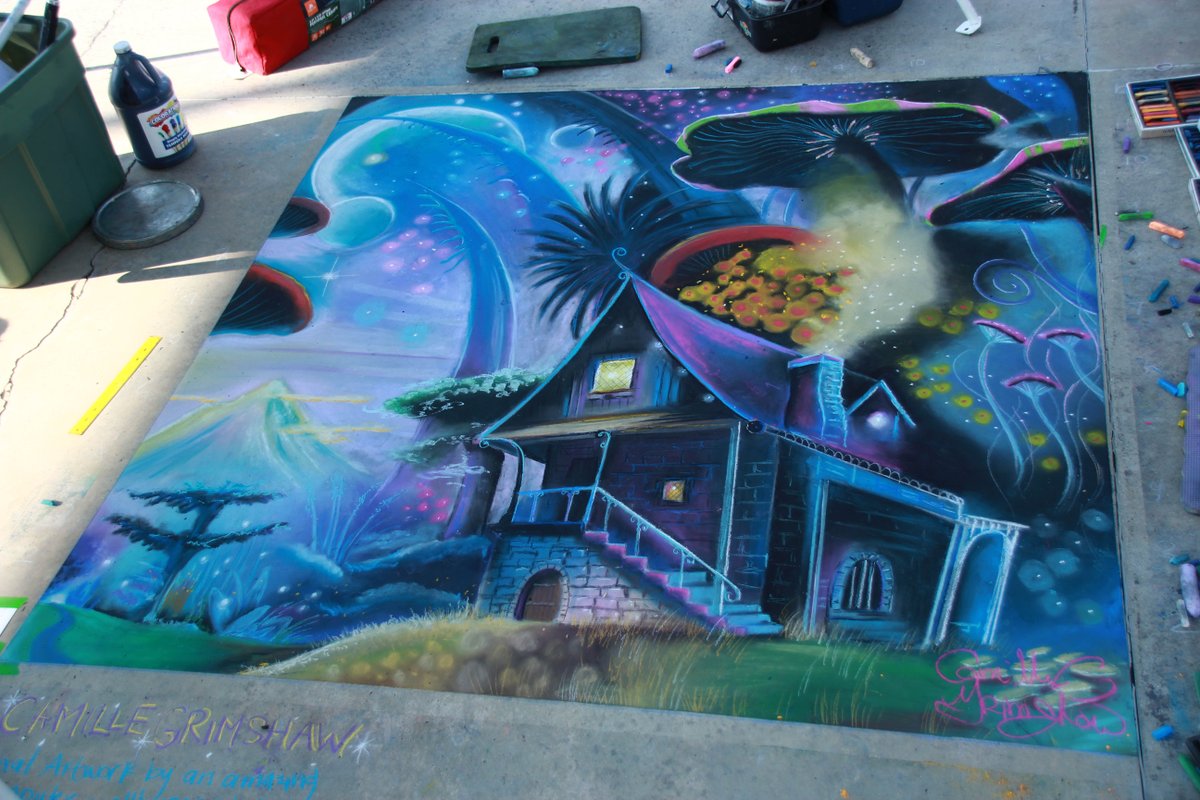 _CountyLibrary's tweet photo. Chalk the Walk is today from 2-6 pm, featuring some of the best chalk artists in SLC! It's free for everyone, and the art is mind-blowing! Get with friends and family and enjoy a great day with great art!

#TheCountyLibrary #ChalkTheWalk https://t.co/UNqiZVZfQ1