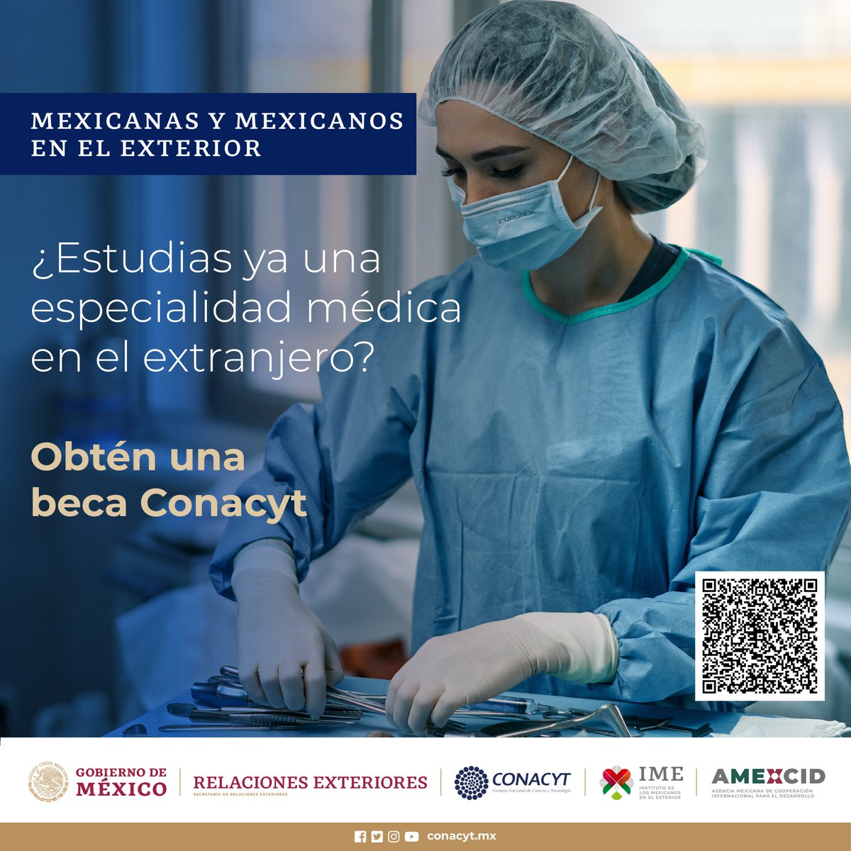 IMME (@ime_sre) on Twitter photo ¿Eres de nacionalidad mexicana🇲🇽 y estudias tu especialidad médica en el extranjero🗺️? Conoce los requisitos y el proceso de postulación para recibir una #BecaConacyt #MédicasyMédicosEnElExtranjero. Entra a: bit.ly/3R4lQ3y ¡Tienes hasta el 23 de septiembre! 🗓️
<a href="/luisgure/">luisgure</a> ¿Eres de nacionalidad mexicana🇲🇽 y estudias tu especialidad médica en el extranjero🗺️? Conoce los requisitos y el proceso de postulación para recibir una #BecaConacyt #MédicasyMédicosEnElExtranjero. Entra a: bit.ly/3R4lQ3y ¡Tienes hasta el 23 de septiembre! 🗓️
<a href="/luisgure/">luisgure</a>