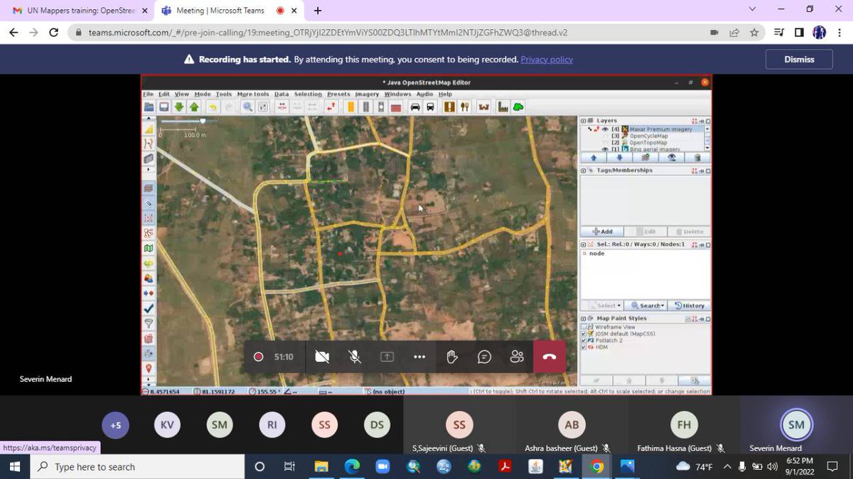 GausiVijendran's tweet photo. It was great learning with #unmapper servion๐๐Thanks to #UNMappers Team to support us to build a good OSM community in Eastern University Sri lanka. It will help us to develop our Mapping skills & geospatial knowledge, We hope that we will benefit more from this https://t.co/QsrGIqdc6P
