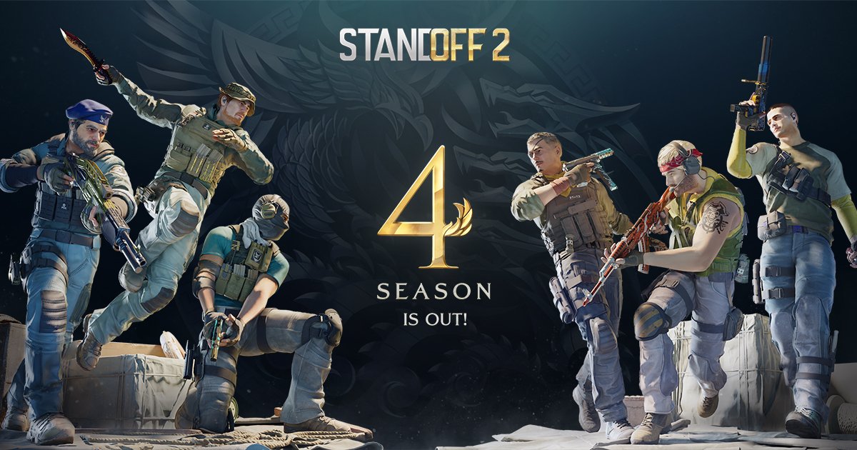 Standoff2ES's tweet photo. ¡Comienza la leyenda! ¡La temporada 4 está disponible en Google Play!

 Todos a bordo! - https://t.co/itO1XIxyhD

#Standoff2 #Season4 #Update https://t.co/wFHQRdqsXs