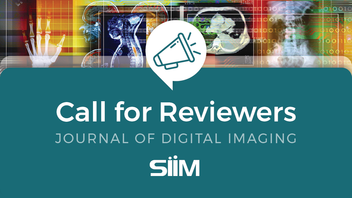 📣Calling all experienced medical #ImagingInformatics professionals – we need you! Join our team of volunteer #TheJDI peer reviewers to help define the direction of the journal.
📋Register: ecs.page.link/y1nsB
✉️ Email Victoria: vbarnosky@siim.org