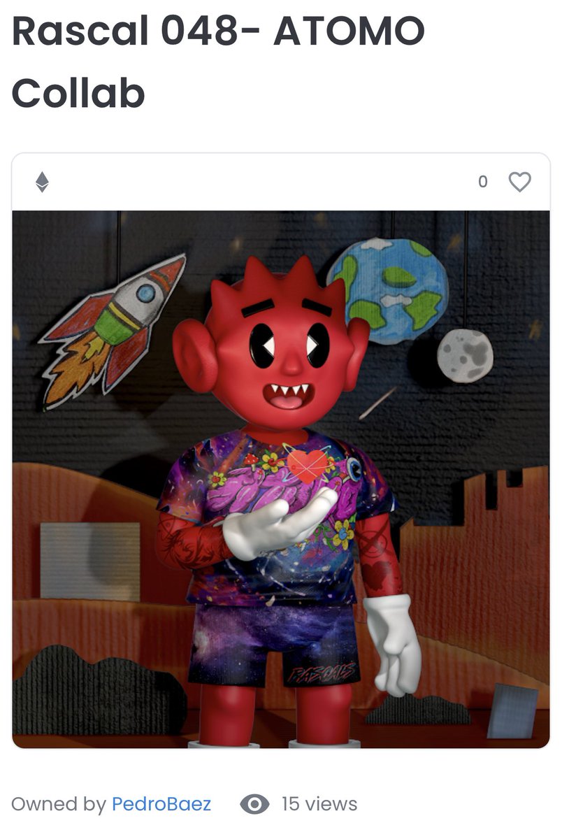 THE KID HAS FOUND HIS WAY HOME

Big shout out to the Father himself <a href="/Pedrobaez89/">“Father Atomo”⚡ INTUITION ⚡️</a> for collecting the collaboration piece with <a href="/AtomoPJB/">⚡ATOMO⚡</a> !! Wouldn’t have it any other way. Big fan of Pedro and everything they create, much love!!
