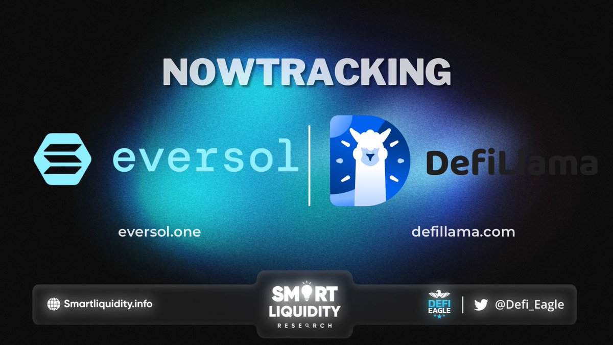 🥂@DeFiLlama announced @Eversol_pool is now tracking on @Solana. 🥂#Eversol is a #Solana Stake Pool who's main concept is to dedicate a percentage of the pool rewards to the Stake Pool's Treasury, to fund the co-marketing activities. 🔽INFO defillama.com/protocol/evers…