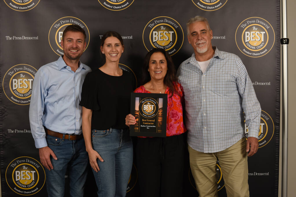 HarkeyConstruct's tweet photo. We are so honored to be named Best General Contractor by the readers of @NorthBayNews! It has been an honor serving our community for over 30 years and we're thankful for everyone who voted for us! 
#bestofsonomacounty #bestcustomers #ThankfulThursday #sonomacounty #bestemployees https://t.co/a833oeBsRa