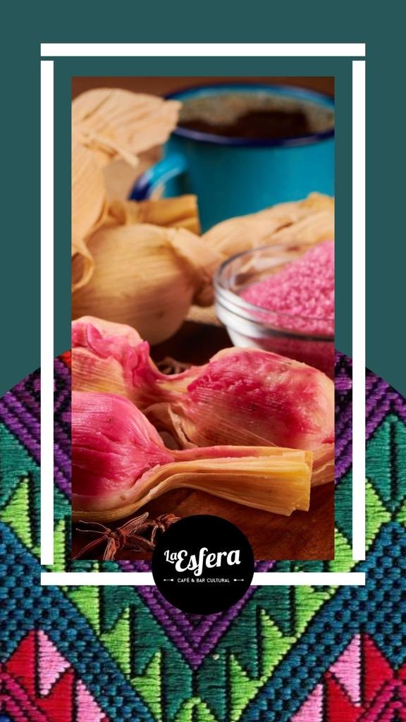 LaEsferaCafeBar's tweet photo. Hoy seguimos con nuestras tradiciones chapines. Pasa con nosotros a disfrutar de #Cambrayes #Chuchitos y una buena bebida de #LaEsfera https://t.co/ZKurcvmr9V