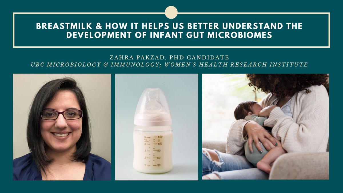 UBCMicroImmuno's tweet photo. How does breastmilk contribute to the infant gut microbiome? 🍼

Zahra Pakzad @zahra_p77 asks this question in her PhD research in M&amp;I, supervised by Dr. Deborah Money (@ubcOBGYN). 

Read more about her research with @WomensResearch &amp; @MaternalLegacy! 

https://t.co/ReL2lfVVLJ https://t.co/SBxQNRV1ea