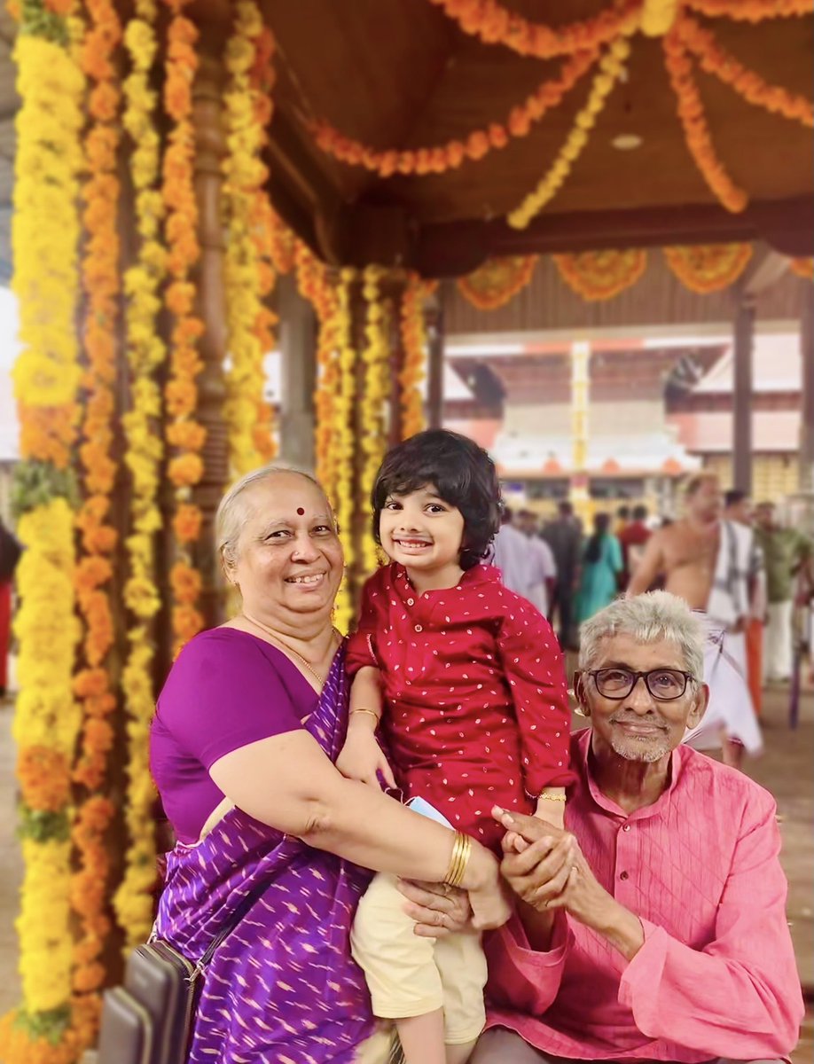 As Appa and Amma start the 45th year of their sojourn, I couldn't be more grateful for the infinite blessings they bring our way.