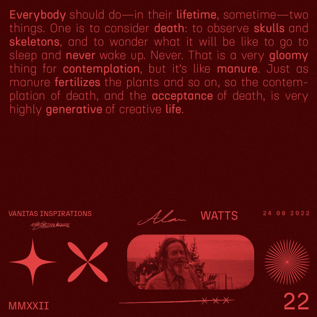 vanitas_nft's tweet photo. A good night poem by Alan Watts 🕯

But, have you?
 
#nft #eth #nftproject #web3 https://t.co/xnNVuqshMx