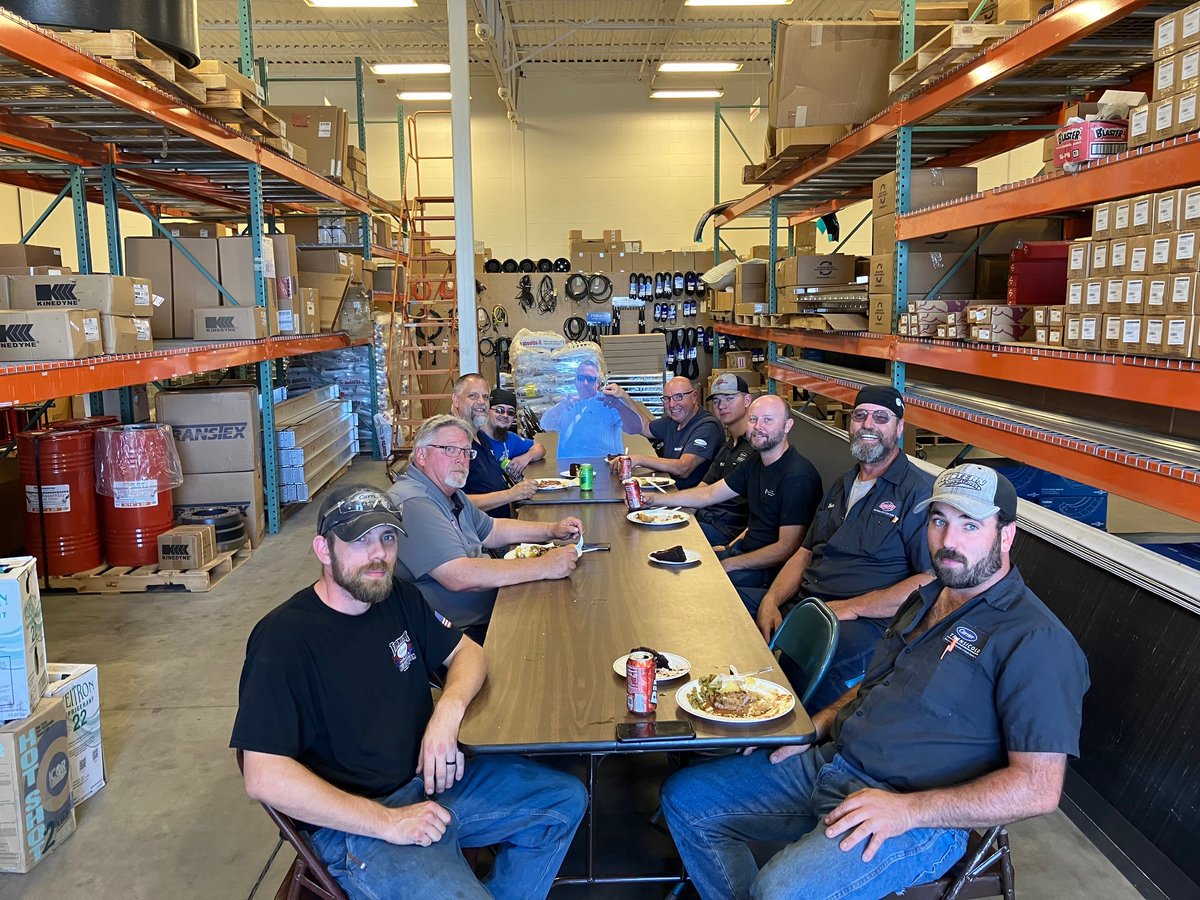 mstatesutility's tweet image. Our Sioux Falls location joined in the celebrations of our company owner Shane's birthday with a grill out for lunch! Nothing like some steaks!
