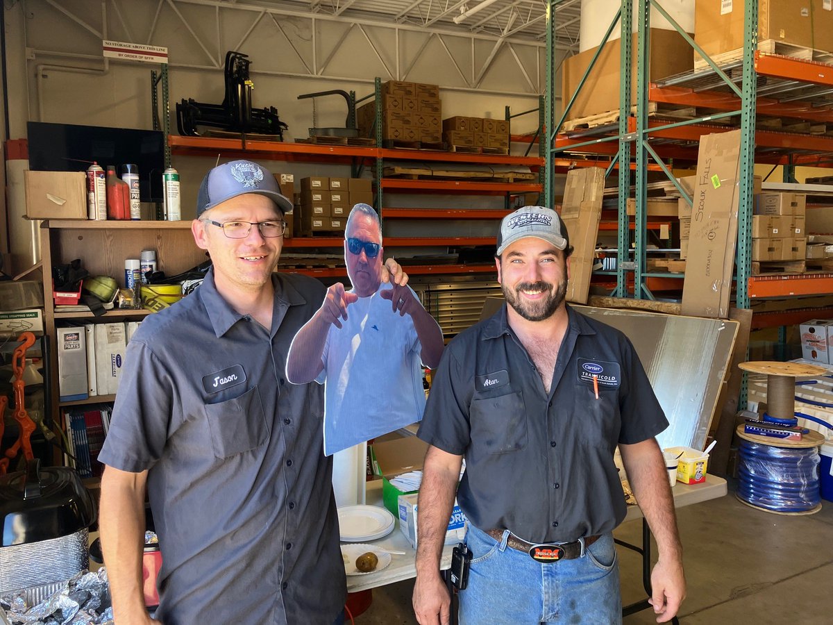 mstatesutility's tweet image. Our Sioux Falls location joined in the celebrations of our company owner Shane's birthday with a grill out for lunch! Nothing like some steaks!