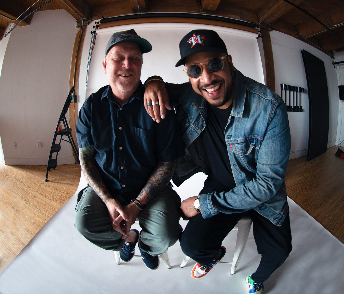 Saturday shoot at Dakota Lofts Houston with <a href="/thehodgeshow/">robert leroy hodge</a> &amp; Tim Kerr HodgeKerr 2023 #roberthodge #timkerr #austin #mixedmeadiaart #houston #art #texasartist #streetart  #hodgekerr #fineart #thebigboys #skate #surf #surfside