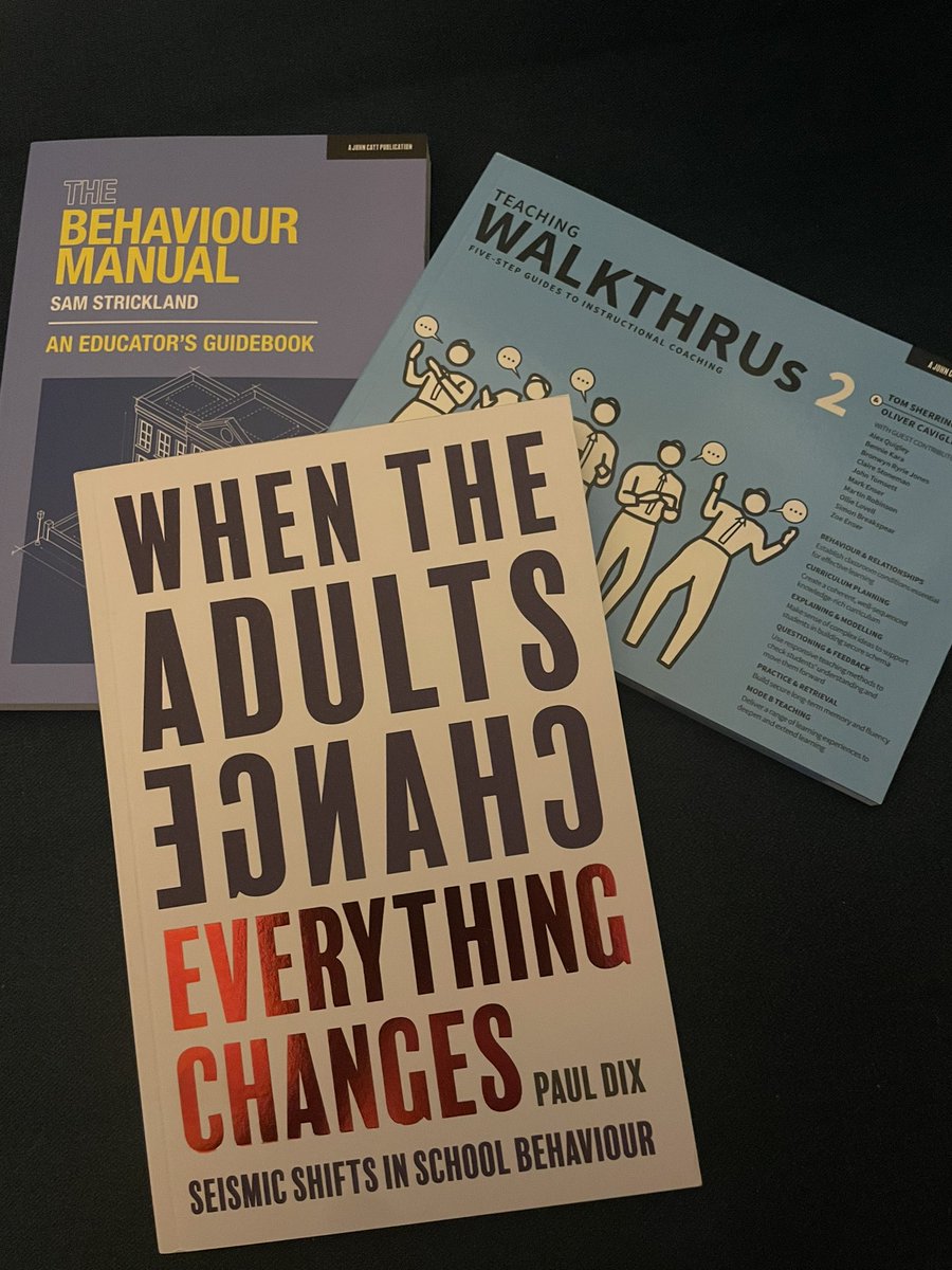SenoraMcL's tweet photo. Back to school reading! @Strickomaster @teacherhead @pauldix #CPD #edutwitter #LeadershipDevelopment https://t.co/YnR1zqsodI