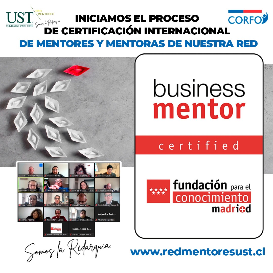 ust_red's tweet photo. En La #REDarquía, profesionalizamos la #mentoría. Del 1  hasta el 20 de septiembre nuestros mentores/as están en proceso de certificación internacional en Fundación @madrimasd. Éxito al primer grupo. Estamos orgullosos de ustedes por el #compromiso con RED MENTORES UST https://t.co/KMtIkvL8e5