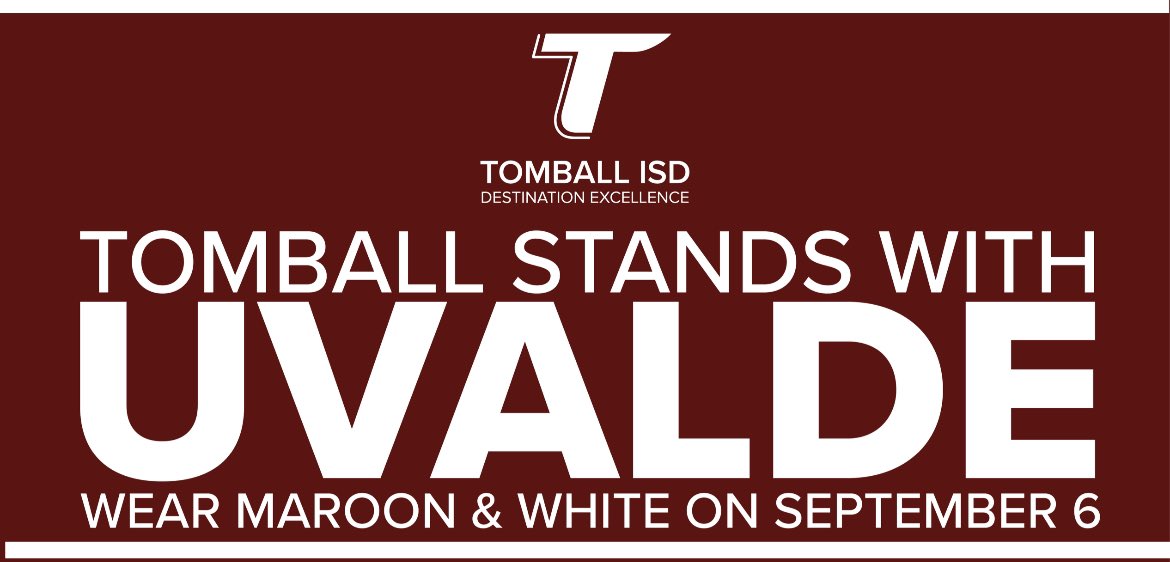TISDTES's tweet photo. #teamtomball #uvaldestrong https://t.co/Dpn1Lrq91O