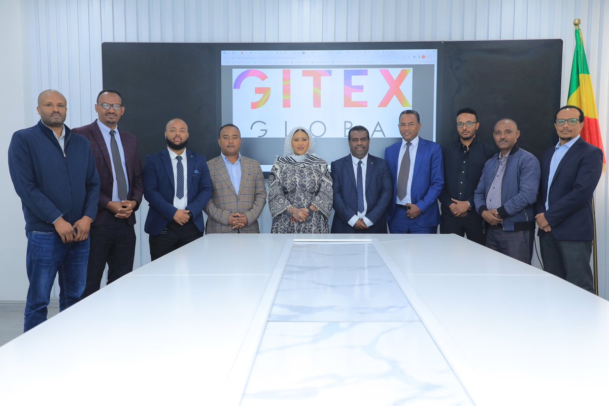 Sami_fekade's tweet photo. @ITCnews NTF V 5 project put out an application to select BPOs that will participate on the @GITEX_GLOBAL after which 5 were selected to be part of the Ethiopian Delegation.  

@hurialimahdi &amp; her team had a very fruitful discussion with our delegation &amp; the involvement of MInT https://t.co/RLrbbu4Xnv