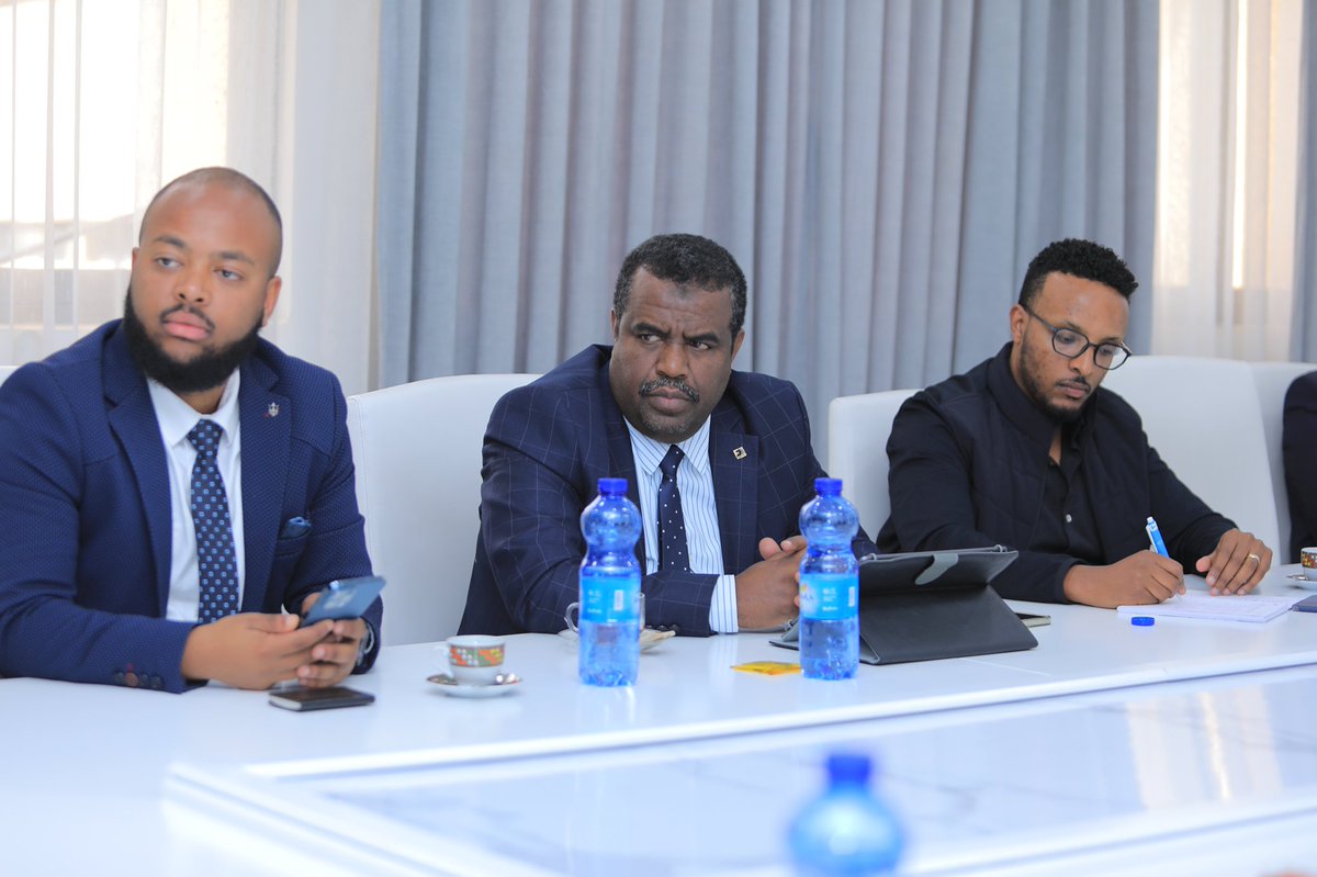 Sami_fekade's tweet photo. @ITCnews NTF V 5 project put out an application to select BPOs that will participate on the @GITEX_GLOBAL after which 5 were selected to be part of the Ethiopian Delegation.  

@hurialimahdi &amp; her team had a very fruitful discussion with our delegation &amp; the involvement of MInT https://t.co/RLrbbu4Xnv