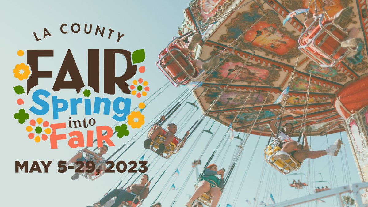 lacountyfair's tweet photo. The LA County Fair celebrates flower power with Spring Into Fair: Where Fun Blooms, May 5-29, 2023! 🌷
#LACountyFair #LACF2023 #SpringIntoFair https://t.co/IdvOa2R0nL