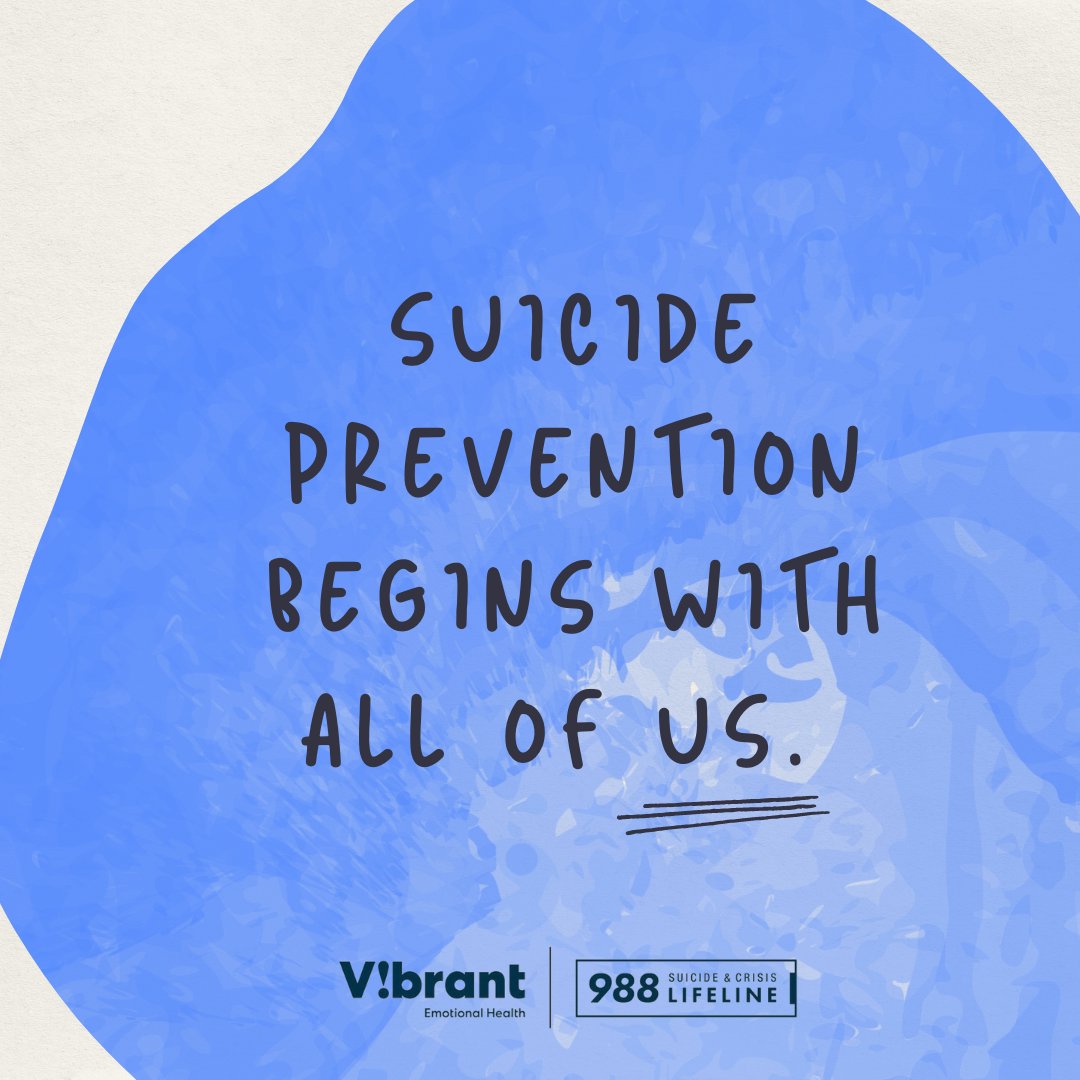 Today kicks off #SuicidePreventionMonth! Join us this month as we share suicide prevention resources, information, and more. We'll also be highlighting the 5 action steps anyone can take to #BeThe1To help save a life.