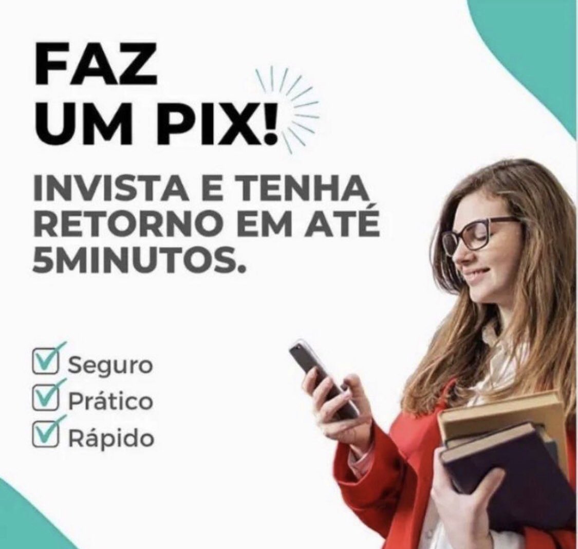 TRANSFERÊNCIA VIA PIX DIRETAMENTE NA SUA CONTA 💸

R$ 50 (valor teste) vai 550 no pix
R$ 80 vai 1.100 no pix
R$ 150 vai 1.500 no pix
R$ 210 vai 2.650 no pix
R$ 250 vai 3.000 no pix 
R$ 350 vai 4.500 no pix
R$ 380 vai 5.000 no pix
R$ 430 vai 6.000 no pix
R$ 630 vai 8.000 no pix