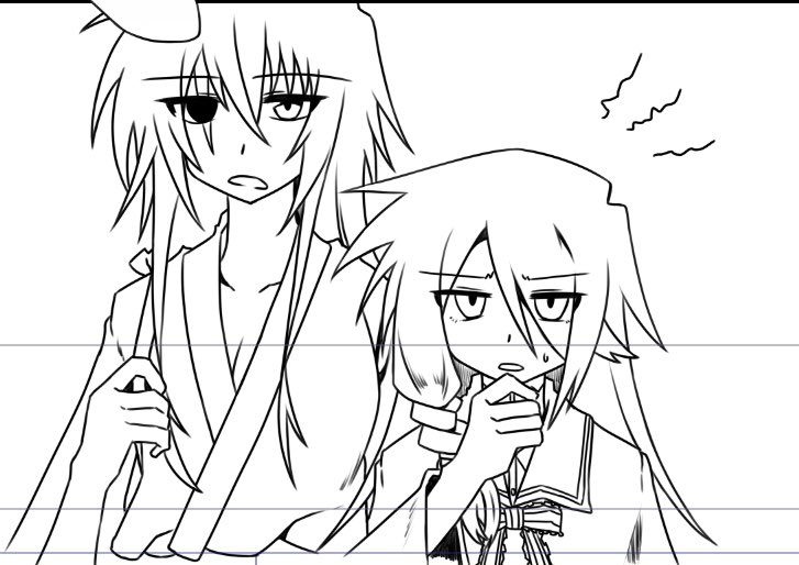 描いてま〜す。 