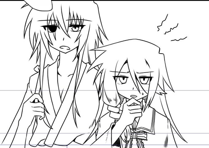 描いてま〜す。 