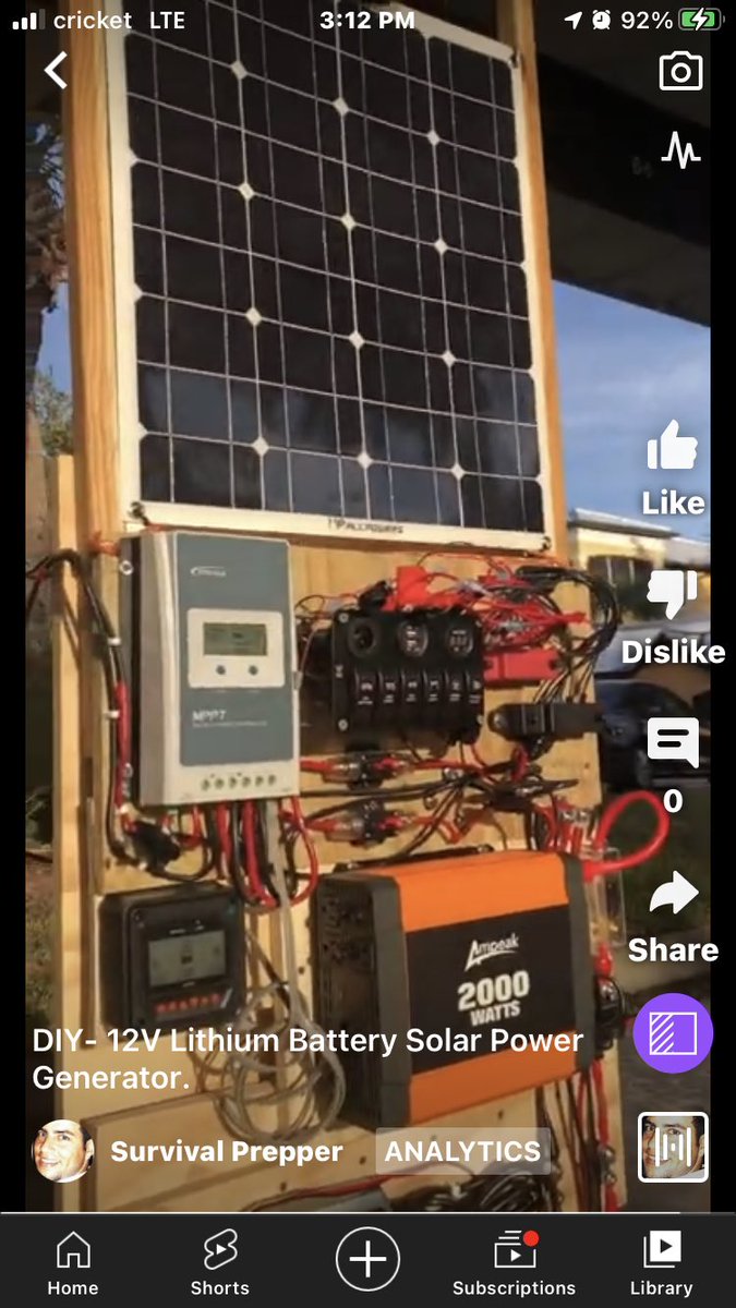 Asset_Prepper's tweet image. Are you #Prepping?? DIY- 12V Lithium Battery Solar Power Generator. youtube.com/shorts/xmZiMzy… via @YouTube