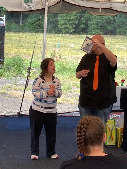 AbilityBeyond's tweet photo. The consumers in #AbilityBeyond's #Bethel Day Program had a wonderful time during a recent show put on by Matt Matthews Magic. There's always something going on at Ability! https://t.co/pemAIB1wQM