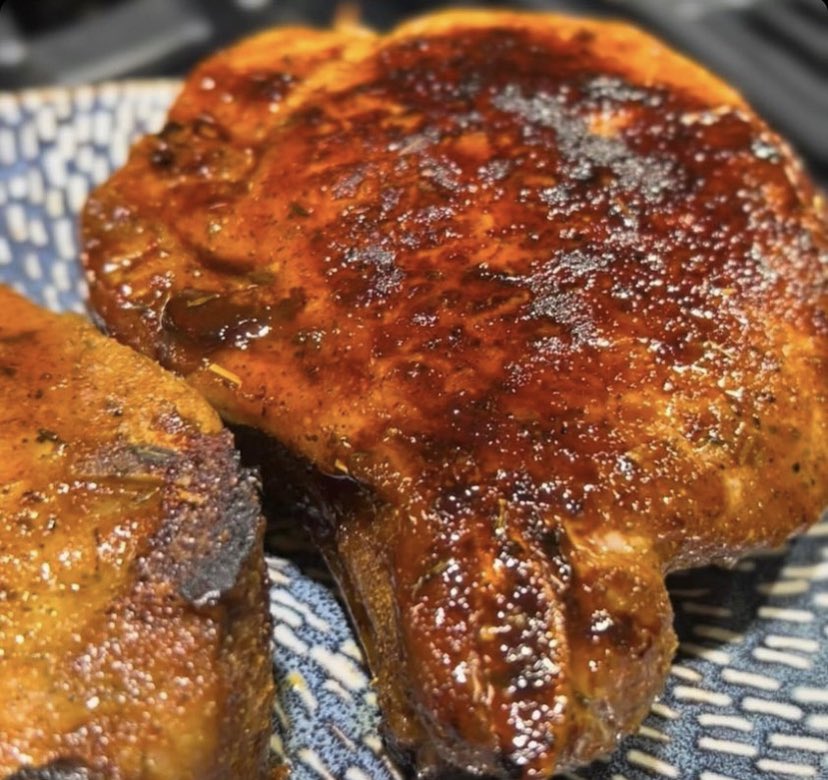 Dr. Bills Cane & Maple Syrup (@drbillssyrup) on Twitter photo Look at that glisten! Beautiful Bone-In Pork Chops with Dr. Bill’s Cane & Maple Syrup glaze by <a href="/ukulelejaybbq/">UkuleleJayBBQ</a> ~ follow him for incredible food inspiration! #porkchops #drbillssyrup Look at that glisten! Beautiful Bone-In Pork Chops with Dr. Bill’s Cane & Maple Syrup glaze by <a href="/ukulelejaybbq/">UkuleleJayBBQ</a> ~ follow him for incredible food inspiration! #porkchops #drbillssyrup