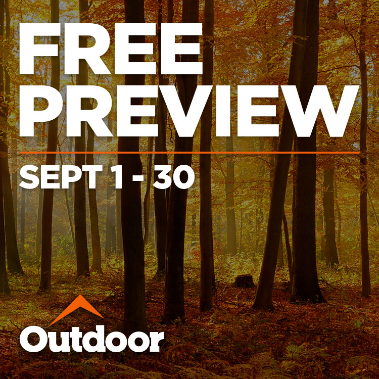Enjoy a free preview of Outdoor Channel and Sportsman Channel for the whole month of September! Want to add these channels once the preview is over? Call NEXT at 870-895-3221.