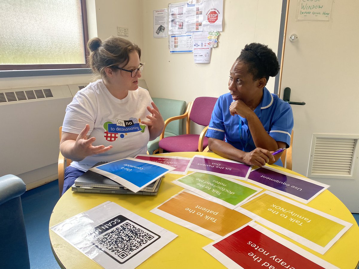GlosPDLearning's tweet photo. Another busy day empowering colleagues to say no to patient deconditioning.
A brilliant session delivered by PDN Emma on FAU today delivering our new enhanced participatory CPD for #EndPJParalysis #1000Days #NurseActive https://t.co/ARkBjTccPi