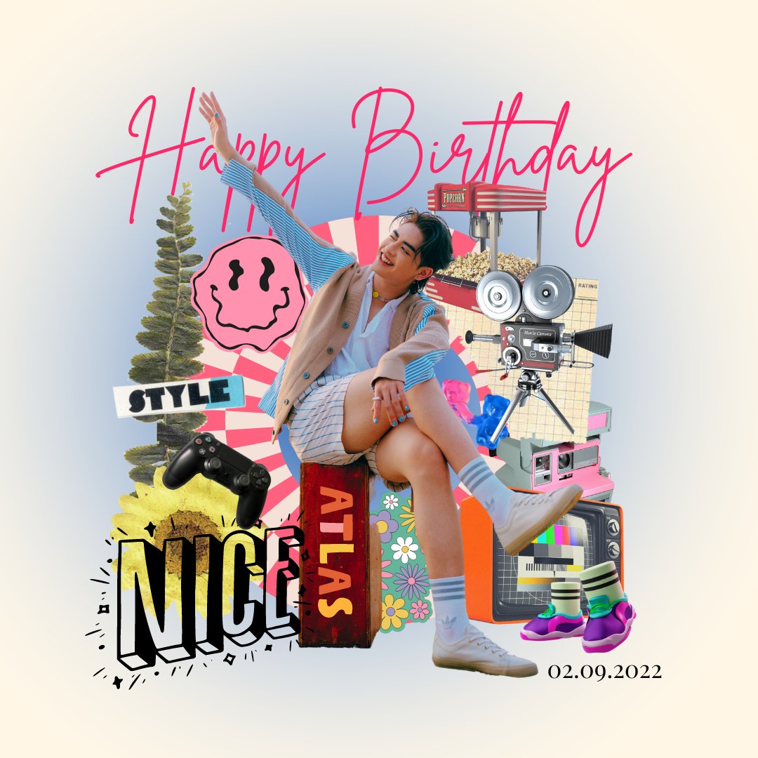 HAPPY 22th BIRTHDAY - NICE ATLAS 

ขอให้ไนซ์เป็นรอยยิ้มที่สร้างความสุขและเสียงหัวเราะให้กับแอทลาสและเอลิสไปนานๆ นะคะ ขอให้เดินทางทุกย่างก้าวด้วยความสดใสไปเรื่อยๆ น้า ^^

#LovelyNICEtimeAt22 
#NiceATLAS
#ATLAS_TH