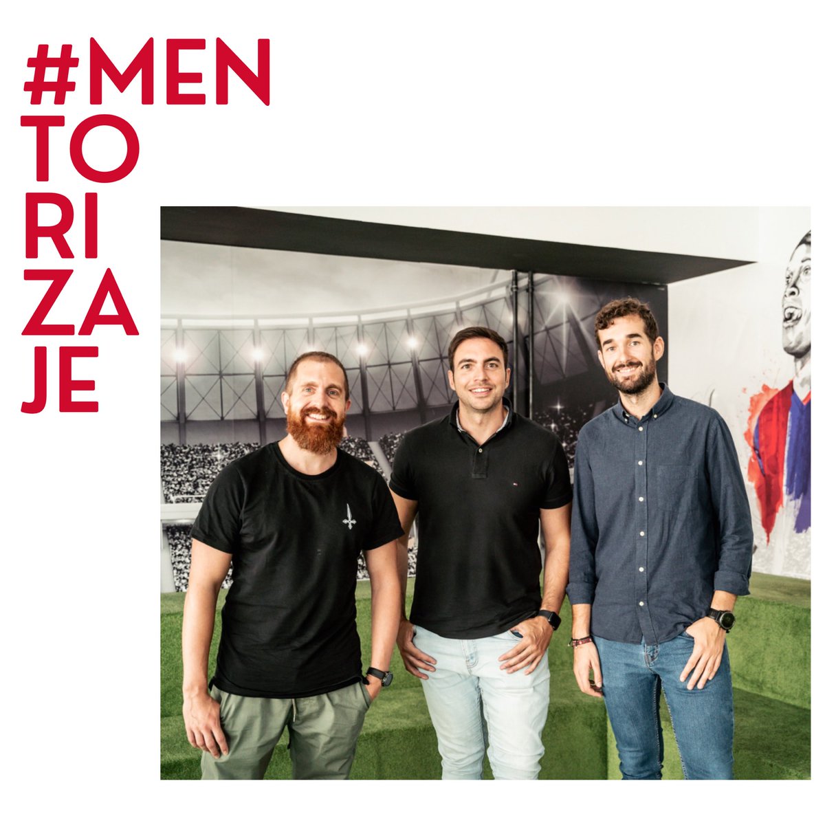 ajezaragoza's tweet photo. 🚀🚀 #MentorizAJE

Esta semana se han reunido Héctor Mainar, Director Digital @futbolemotion y nuestros #sociosAJE Daniel Puértolas, Head of Visual + CoFounder y Alberto Portoles, Head of Development + CoFounder de @numericco 👏🏻👏🏻

@Inaempleo 
@GobAragon https://t.co/MrfKN6RhqY