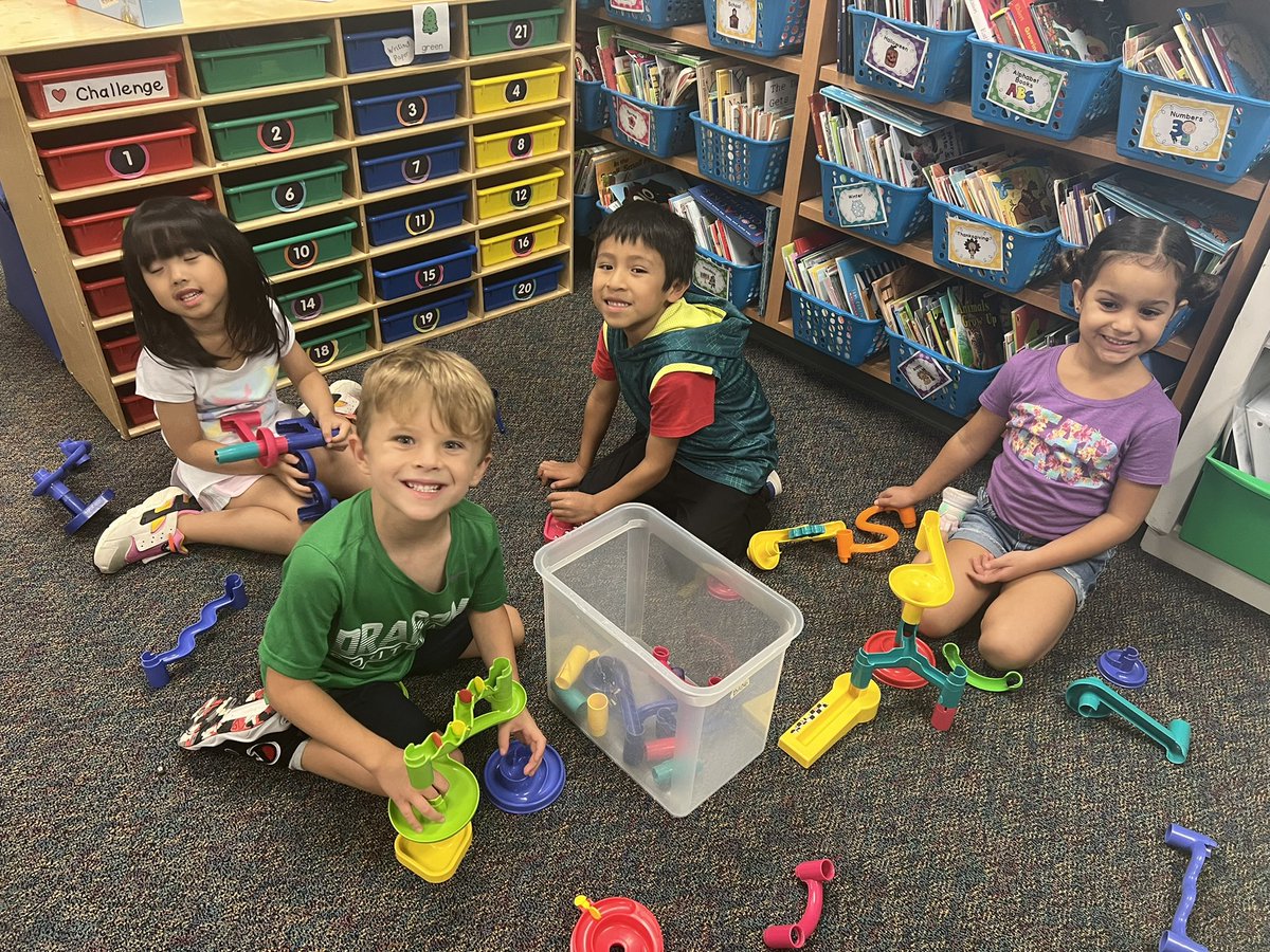 MrsTaylorWGES's tweet photo. When your kids’ toys turn into toys for Kindergarten! So much fun today during Centers! #theGrove #DragonProud @WGESdragons https://t.co/ykYUPP2k84