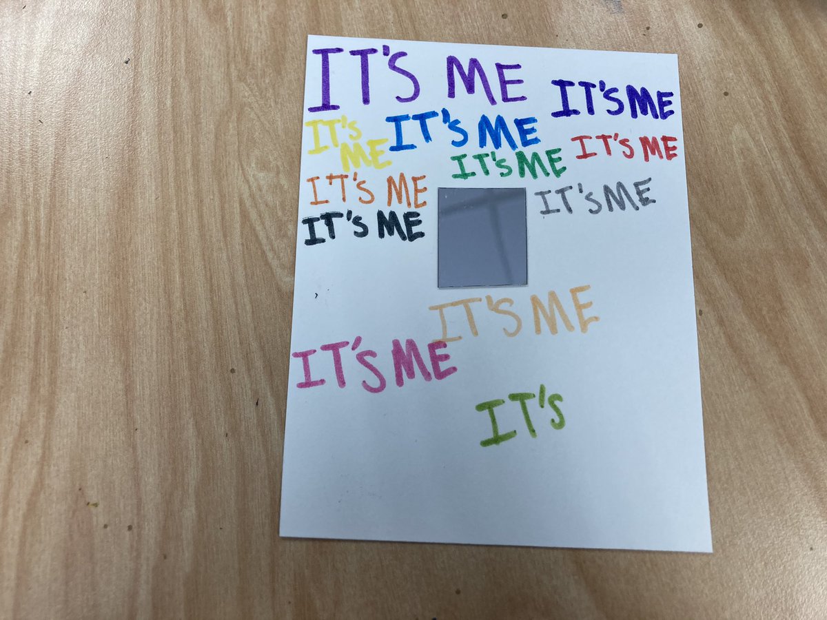 Art_with_MsG's tweet image. Today we started making mirror art with affirmations! How cool are these kids. #TeamKidsFirst #ArtsAtCarroll