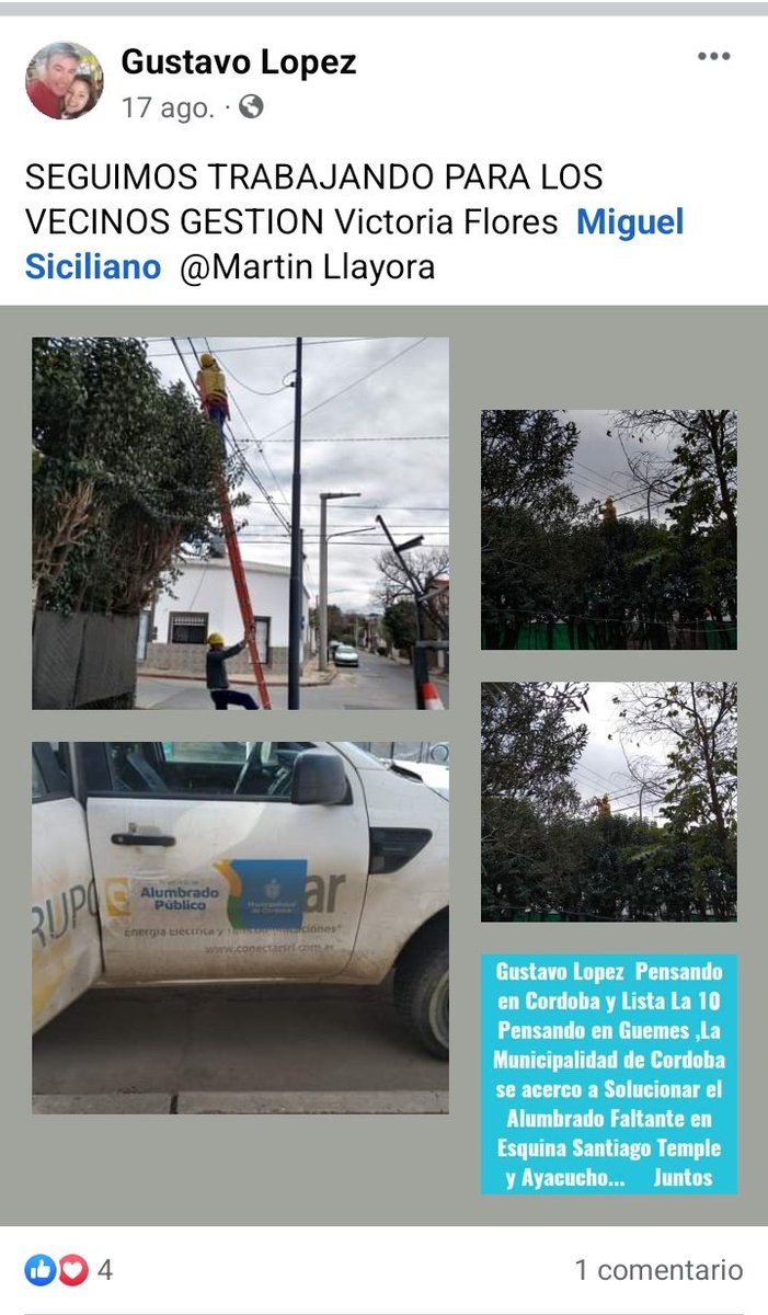 No extraña de la gestión✌️de <a href="/MartinLlaryora/">Martín Llaryora</a> que su puntero Gustavo Lopez haga campaña usando los recursos públicos de <a href="/MuniCba/">Municipalidad de Córdoba</a> como camionetas, plantines y dando subsidios a discreción 
Más grave es q @GenerosyGVec cambie fecha d elección para favorecer a la Lista de su puntero