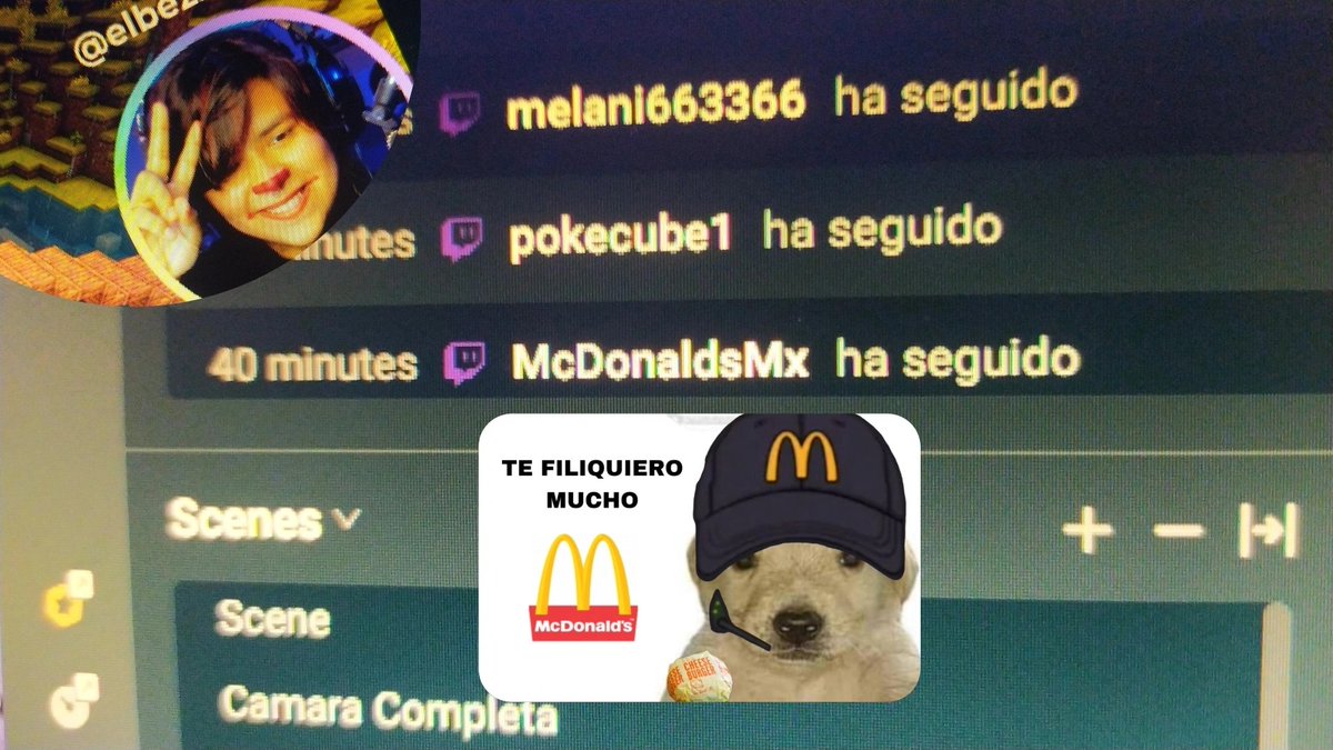 elbezzer's tweet photo. Gracias Por El Follow Tío @McDonaldsMexico ❤️🍔 #McBitesForBitsX2 🥰✨ sorry ya me había comido la hamburguesa y no pude dar mordida💔 xd, pero me quedo re fachero mi maquillaje de payaso🤡 https://t.co/hkr7KeGDy6