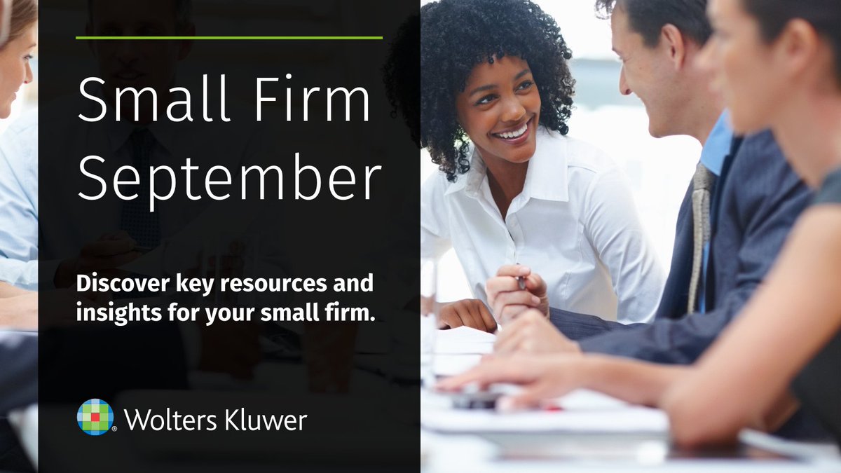 WKTAAUS's tweet photo. We're committed to providing small firms with the tools needed to grow in today's marketplace. For #SmallFirmSeptember, we focus on providing key educational resources & insights to help propel small firms forward. Click here to visit our resource center! https://t.co/giPIjM0rDl https://t.co/H6LnrSjTdA
