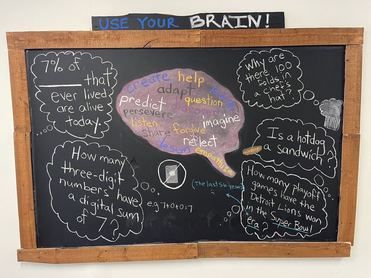 Welcome back to school bbq Mr. Brain teaser bulletin board. <a href="/DerekRhodenizer/">Derek Rhodenizer</a> <a href="/petectweets/">Peter Cameron</a>