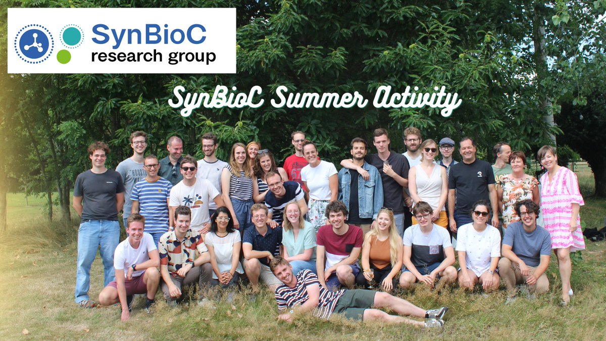 SynBioC Summer Activity edition 2022 #GreatTeamChemistry @FbwUGent @prof_mdhooghe @CStevens_UGent @SMangelinckx