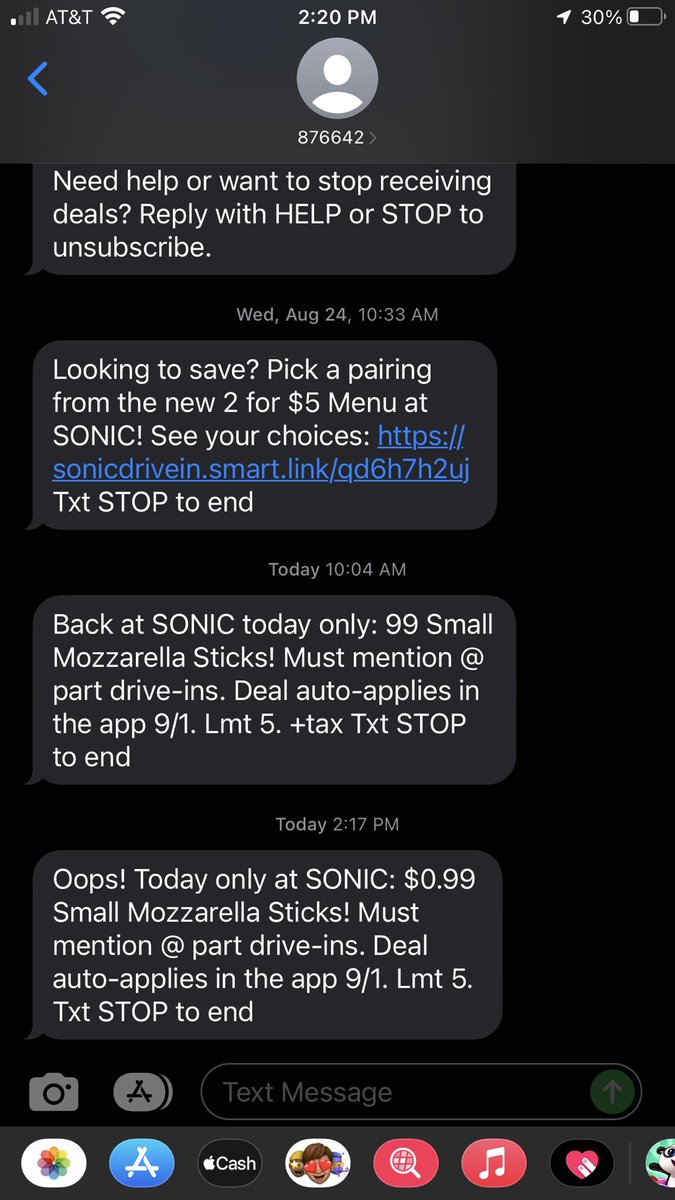 JustinWadeMTG's tweet photo. @sonicdrivein But what if I want the 99 Small Mozzarella Sticks now?!?! 
😭🫃 https://t.co/4Ka8UFwo1T