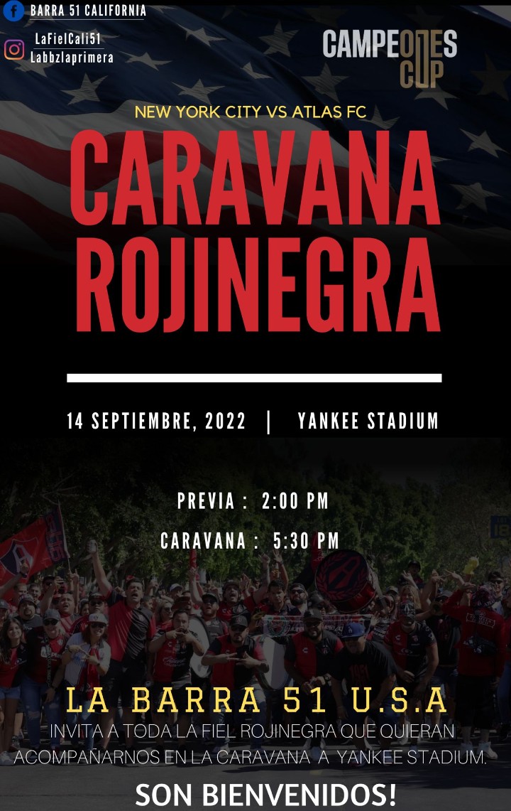 ChesterRojineg1's tweet photo. Invita la banda Rojinegra del gabacho...
La Legión Extranjera del Atlas.
Del gabacho quien pueda es bienvenido. Si alguien viaja está invitado, previa y caravana. Mi gente del gabacho tiene awante.
TODOS SOMOS ATLAS
#Cre4mos
#AtlasBicampeón
#SoyTribunero https://t.co/PpCZdxUSA7