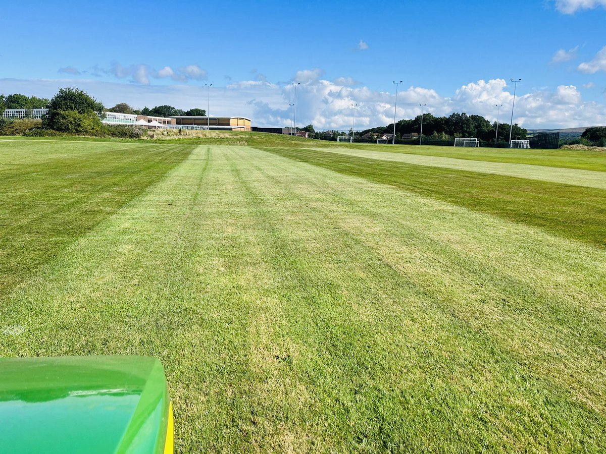 C_W_J_F_C's tweet photo. How amazing do our pitches look!! They have been treated throughout the summer and lines going down tomorrow ready for the new season 

We can’t wait to be back 💪 https://t.co/eTe4vdkPnp