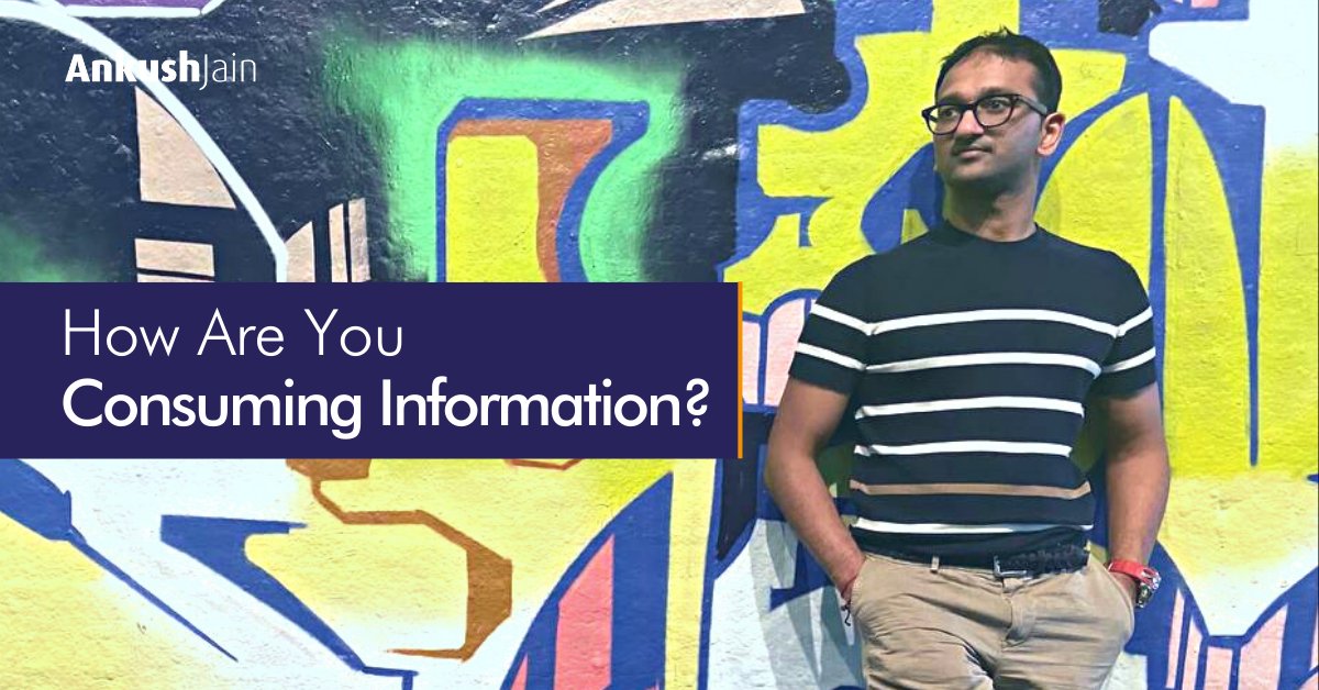 ankushkjain's tweet photo. In a world where we are bombarded with information, rather than trying to consume it all, I encourage you to slow down, take your time with one and apply it so that you can really let it get inside you before moving on to the next piece of information.

https://t.co/I9qYo03AF5 https://t.co/gN1ELT09cj