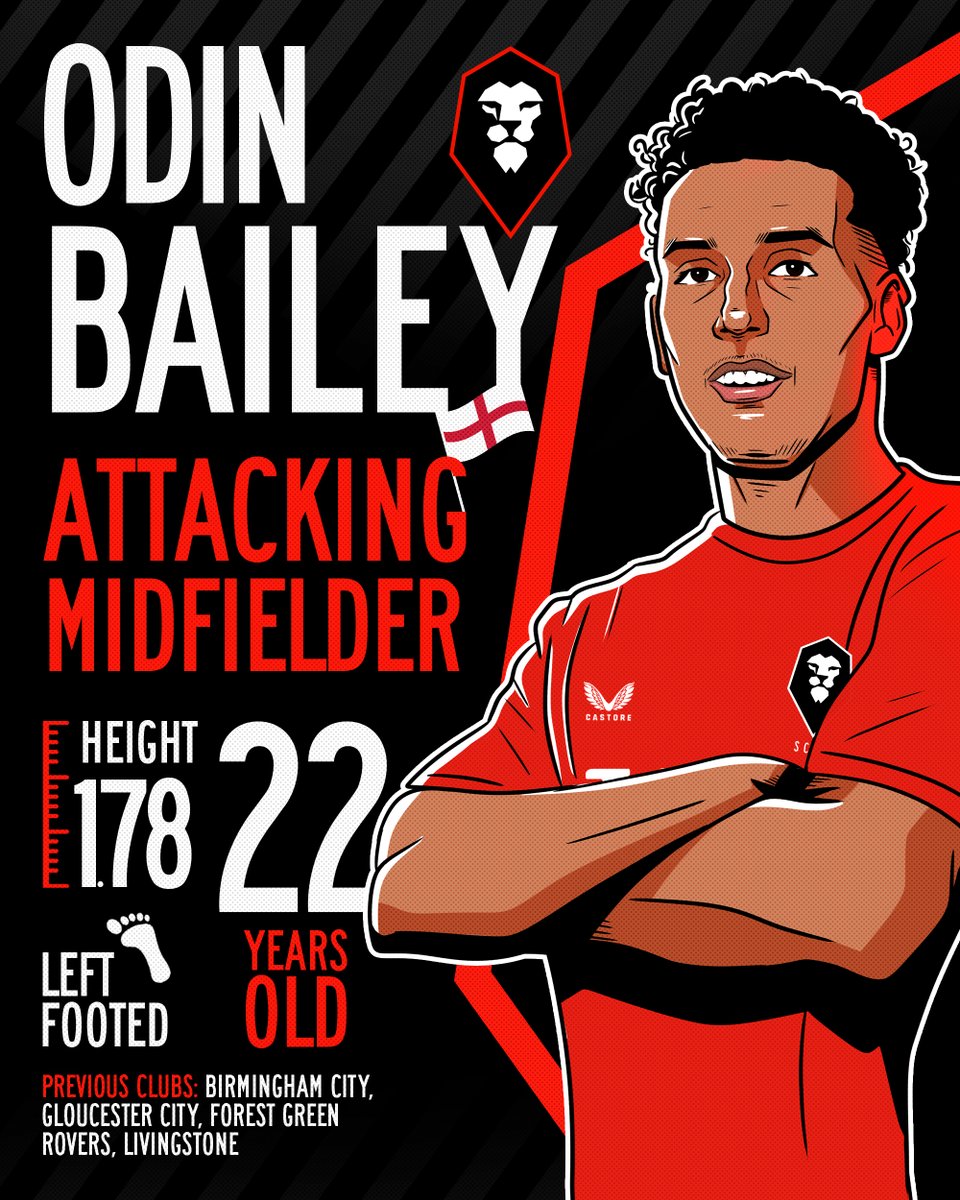 Done deal 🤝

Welcome to The Ammies, <a href="/OdinBailey/">odin bailey</a>!

#WeAreSalford 🦁🔴