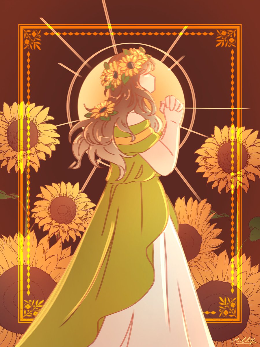 MillaStaria's tweet photo. Saint Pearl art!!! ✨🌱☀️

#empiressmp #EmpiresSMPfanart #pearlescentmoonfanart https://t.co/9JzrNrWc5W